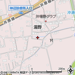広島県福山市神辺町湯野346周辺の地図