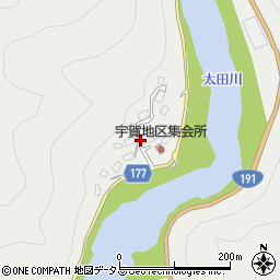 広島県広島市安佐北区安佐町久地8059周辺の地図