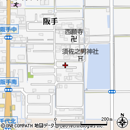 奈良県磯城郡田原本町阪手773-5周辺の地図