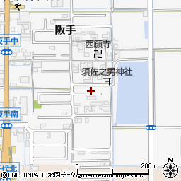 奈良県磯城郡田原本町阪手773周辺の地図