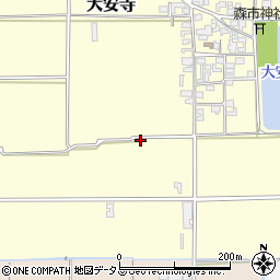 奈良県磯城郡田原本町大安寺341-1周辺の地図