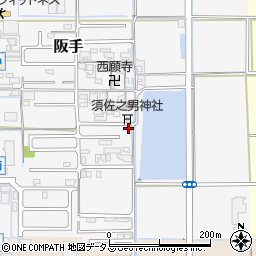 奈良県磯城郡田原本町阪手774-21周辺の地図