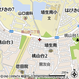桃山薬局周辺の地図