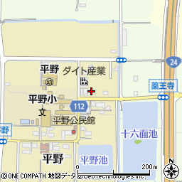 奈良県磯城郡田原本町平野30周辺の地図