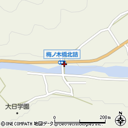 梅木橋北詰周辺の地図