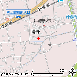 広島県福山市神辺町湯野219周辺の地図