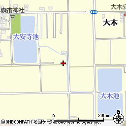 奈良県磯城郡田原本町大木153周辺の地図