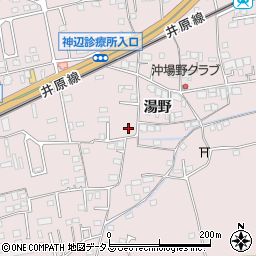 広島県福山市神辺町湯野274周辺の地図