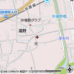 広島県福山市神辺町湯野431周辺の地図