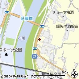 大阪府羽曳野市川向2059-1周辺の地図