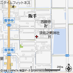 奈良県磯城郡田原本町阪手776周辺の地図