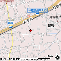 広島県福山市神辺町湯野267周辺の地図