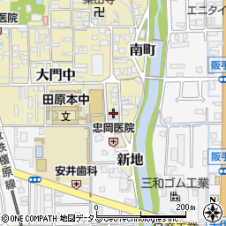 奈良県磯城郡田原本町21周辺の地図