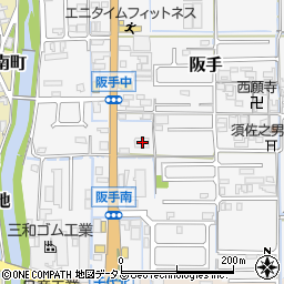 奈良県磯城郡田原本町阪手644-1周辺の地図