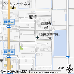 奈良県磯城郡田原本町阪手777周辺の地図