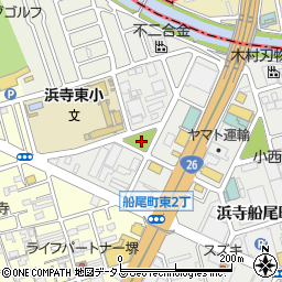 浜寺船尾第2公園周辺の地図