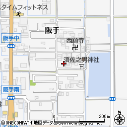 奈良県磯城郡田原本町阪手779周辺の地図