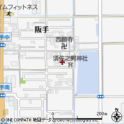 奈良県磯城郡田原本町阪手781周辺の地図