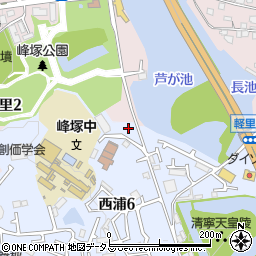 タイムズ峰塚公園南駐車場周辺の地図