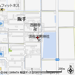 奈良県磯城郡田原本町阪手783-2周辺の地図