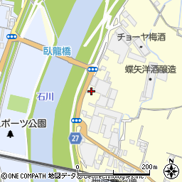 大阪府羽曳野市川向2061-1周辺の地図