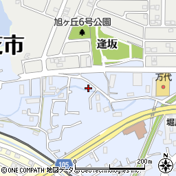 奈良県香芝市穴虫184周辺の地図