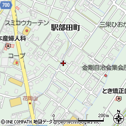 駅部田町肥岡2号公園周辺の地図