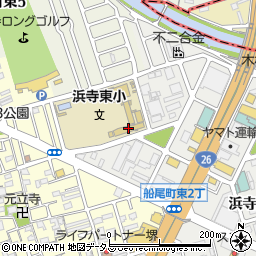 堺市立浜寺東小学校周辺の地図