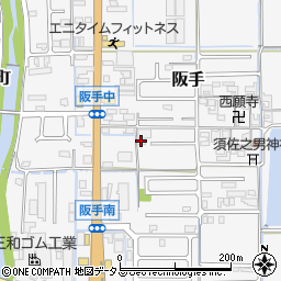 奈良県磯城郡田原本町阪手723-1周辺の地図