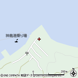 三重県鳥羽市神島町190周辺の地図