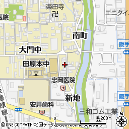 奈良県磯城郡田原本町22周辺の地図