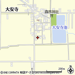 奈良県磯城郡田原本町大安寺362周辺の地図