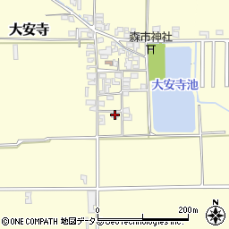 奈良県磯城郡田原本町大安寺364周辺の地図