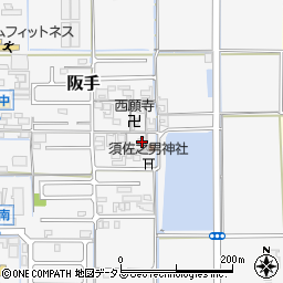 奈良県磯城郡田原本町阪手787周辺の地図