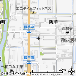 奈良県磯城郡田原本町阪手646-1周辺の地図