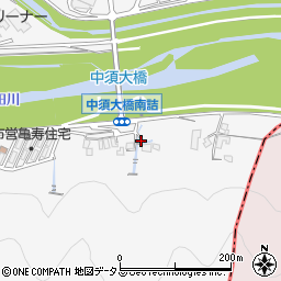 広島県府中市中須町1605周辺の地図