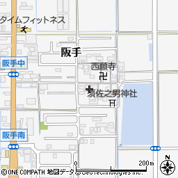 奈良県磯城郡田原本町阪手792周辺の地図