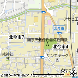 餃子の王将 香芝店周辺の地図