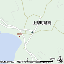 長崎県対馬市上県町越高704周辺の地図