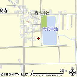 奈良県磯城郡田原本町大安寺368周辺の地図