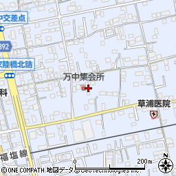 広島県福山市駅家町万能倉1326-2周辺の地図