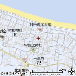 三重県伊勢市村松町周辺の地図