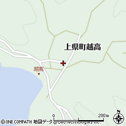 長崎県対馬市上県町越高708周辺の地図