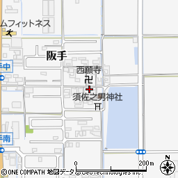 奈良県磯城郡田原本町阪手789-3周辺の地図