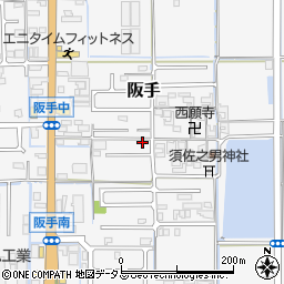 奈良県磯城郡田原本町阪手721-4周辺の地図