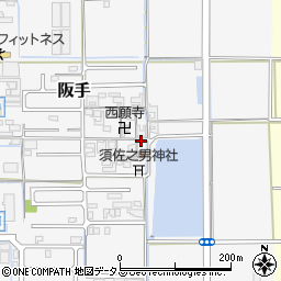 奈良県磯城郡田原本町阪手786周辺の地図