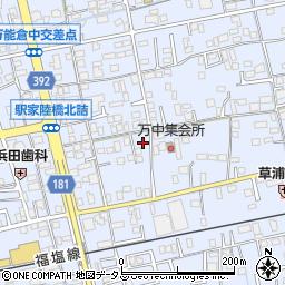 広島県福山市駅家町万能倉1322周辺の地図