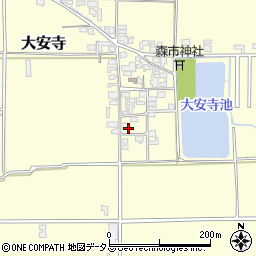 奈良県磯城郡田原本町大安寺377-1周辺の地図