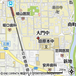 奈良県磯城郡田原本町107周辺の地図