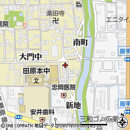 奈良県磯城郡田原本町新地23周辺の地図